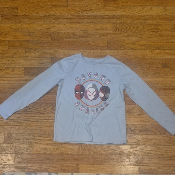 Marvel Spider-Man Long Sleeve Shirt - Light Blue - Picture 2 of 4